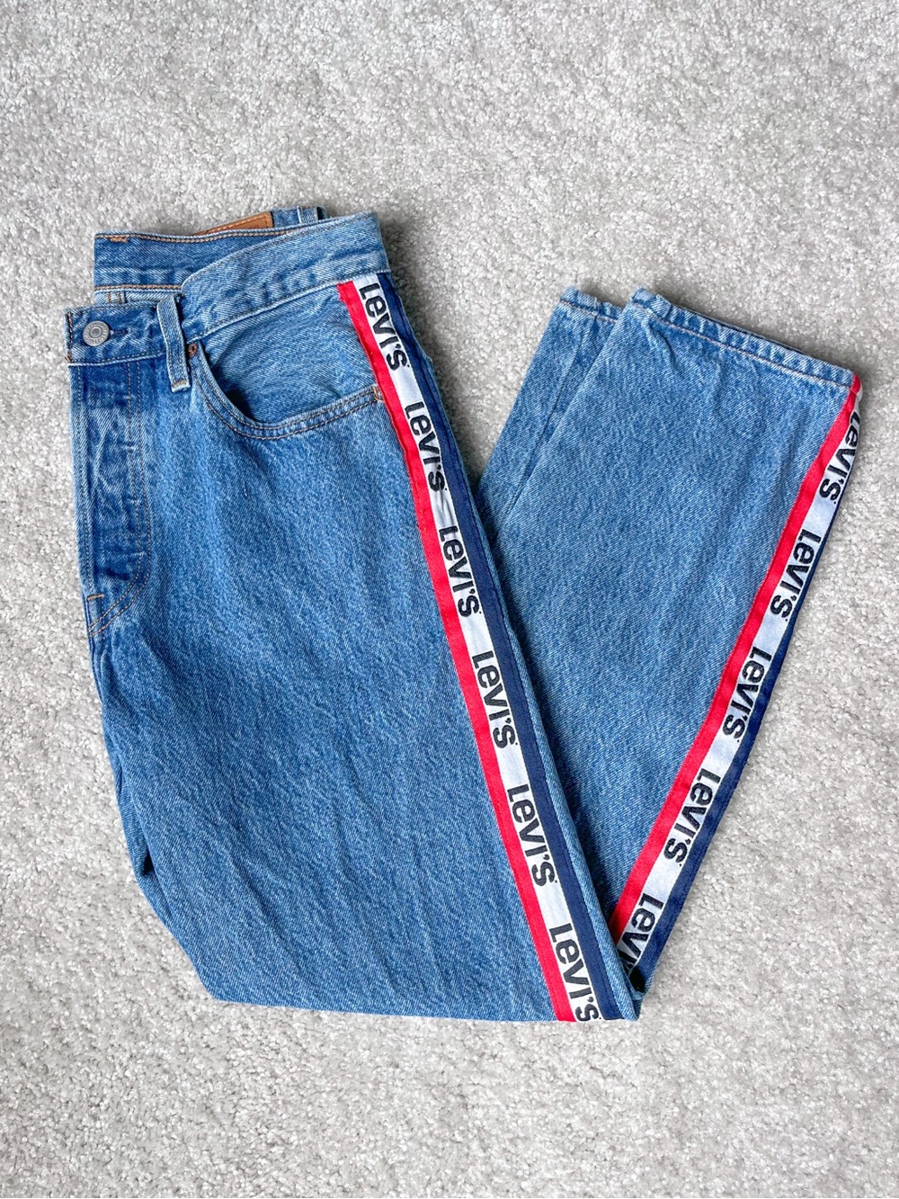 Levi's 501 | Logo Side Stripe | Spector Sport | Premium Denim Jeans
